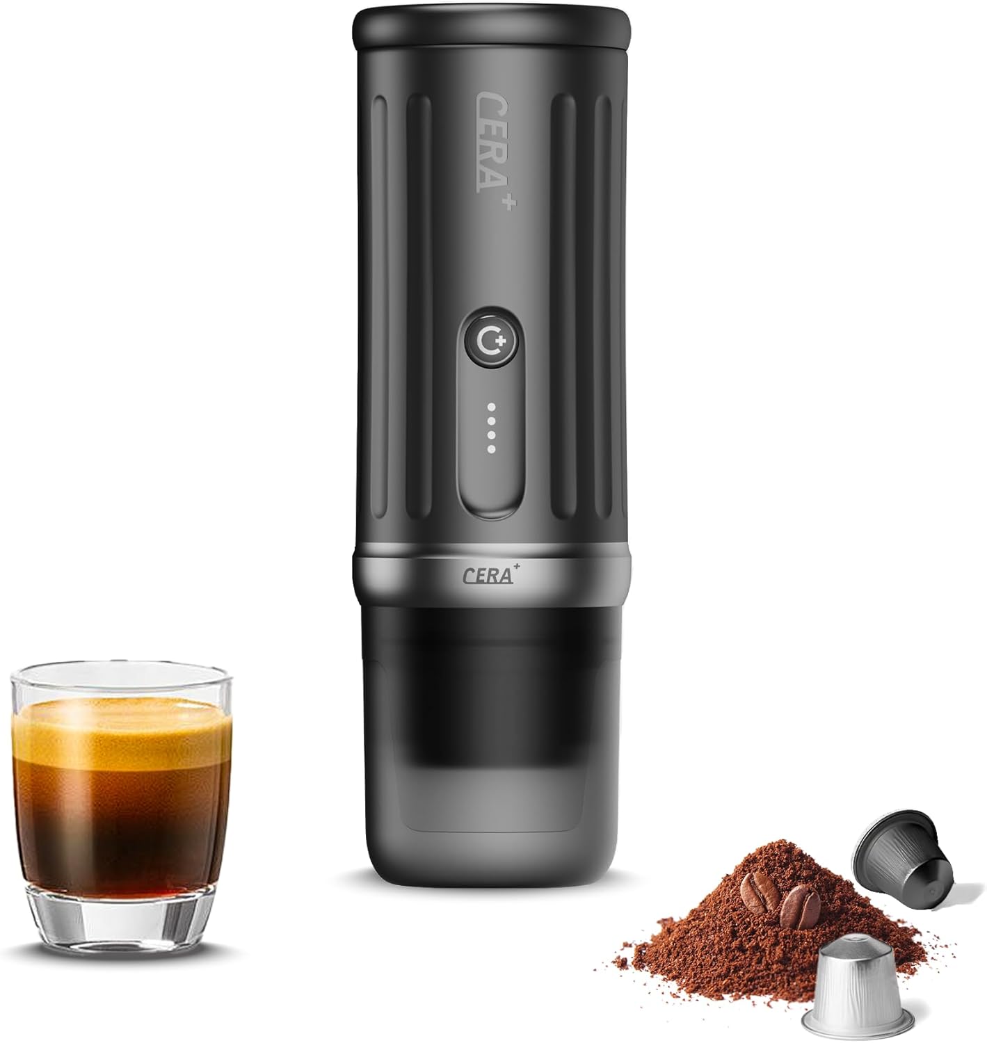 CERA+ PCM03S Portable Espresso Maker - 8 Cups per Charge