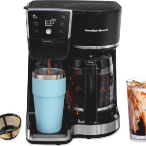 Hamilton Beach 2-Way 12-Cup Coffee Maker, Black