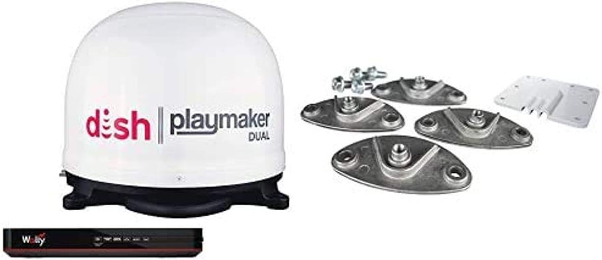 Winegard PL8000R Satellite Antenna w/ Receiver & Roof Kit