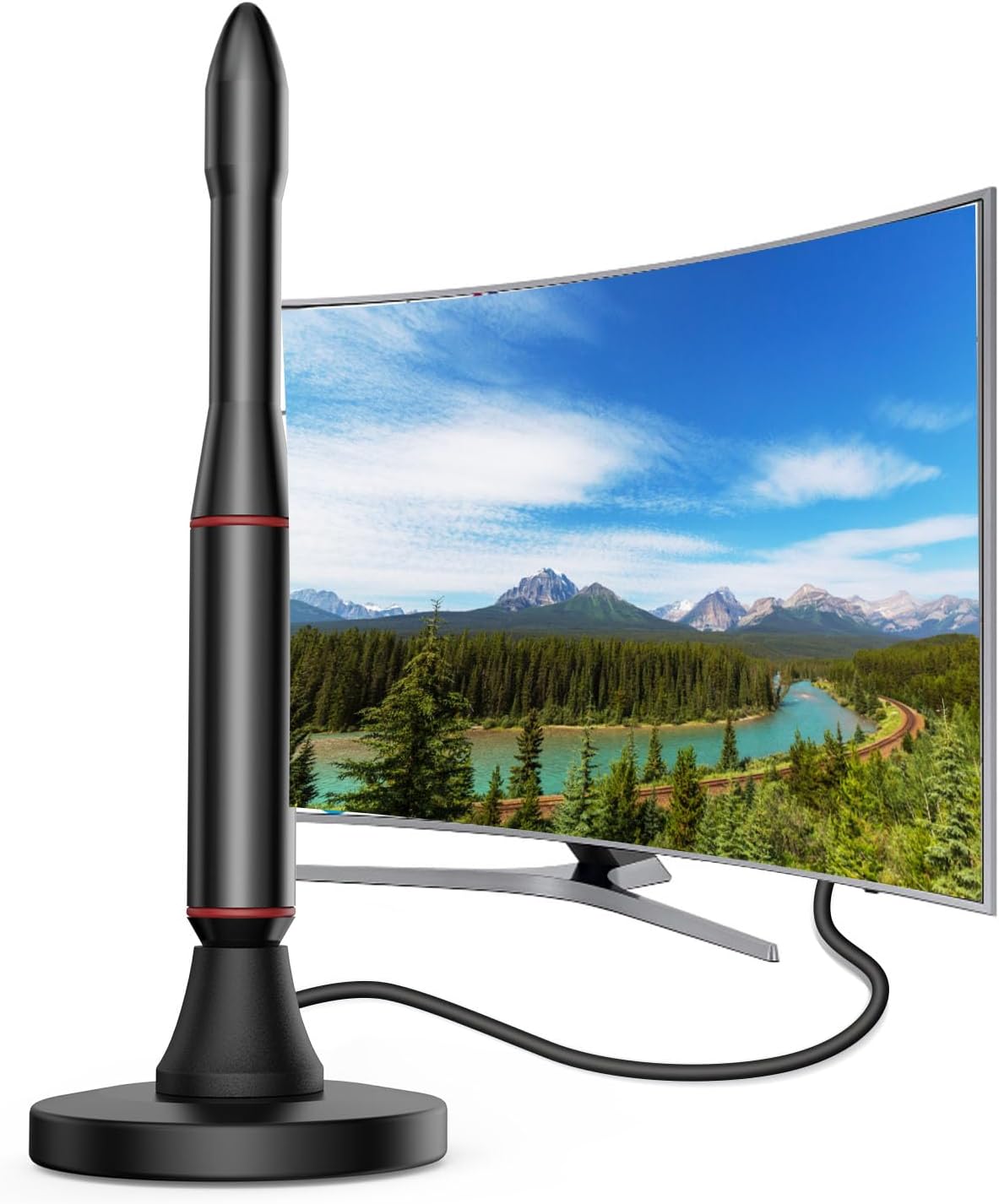 URIIU Indoor TV Antenna - 50+ Miles Range