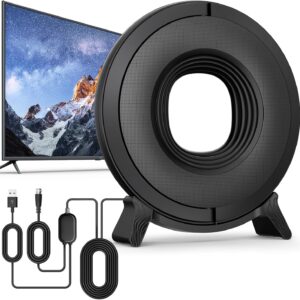QTBVAE TV Antenna Indoor 2026 | 3000+ Miles Long Range