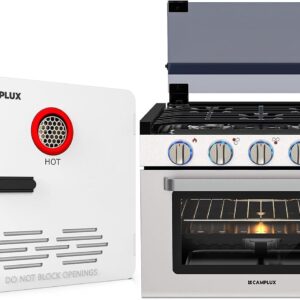 CAMPLUX 17in RV Gas Range w/ Oven & Burners