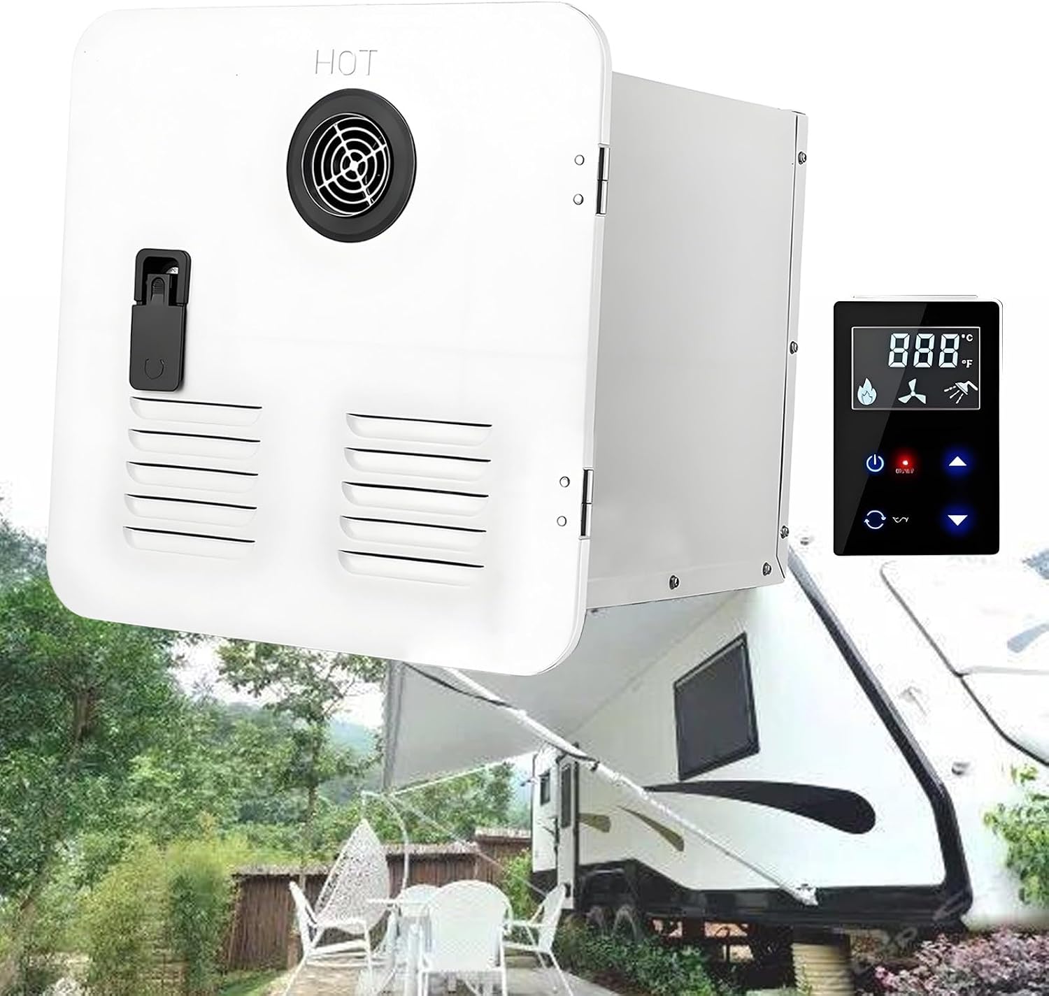 RV Tankless Propane Water Heater 55K BTU On-Demand