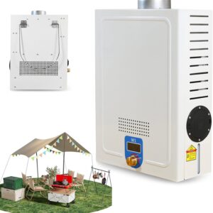 3.6L Portable Diesel Water Heater - 4LPM Tankless & LCD Display