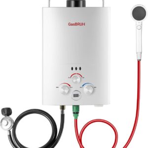 GasBRUH Outdoor Propane Tankless Water Heater 1.58 GPM