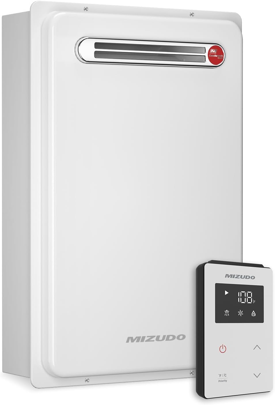 MIZUDO Propane Tankless Water Heater 5.1 GPM Outdoor