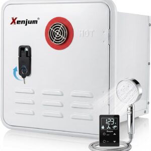 RV Tankless Water Heater 65K BTU Dual-Outlet Instant Hot Water
