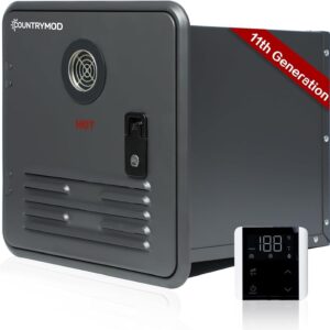 RV Tankless Water Heater 65K BTU, Instant Propane, 12V DC