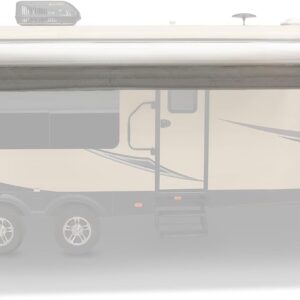RecPro RV Manual Awning 21' Gray - Heavy Duty Frame