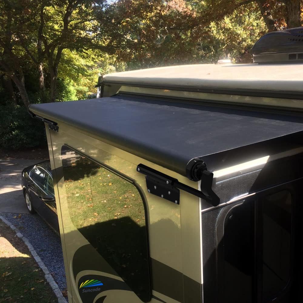 Suncode RV Slide Topper Awning Kit Black 13'1"