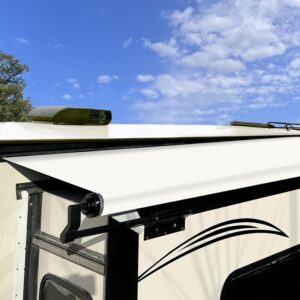 RV Slide Out Awning Fabric Replacement 49" x 170" White