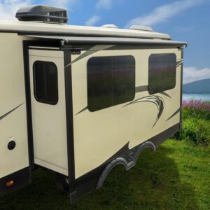 RecPro RV Slide Out Awning Kit - 12'6" Black
