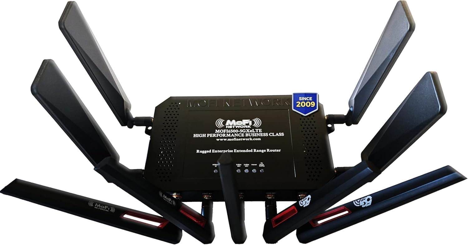 MOFI 5GXeLTE Dual SIM Router – Wi-Fi 6 VPN | Verizon, AT&T