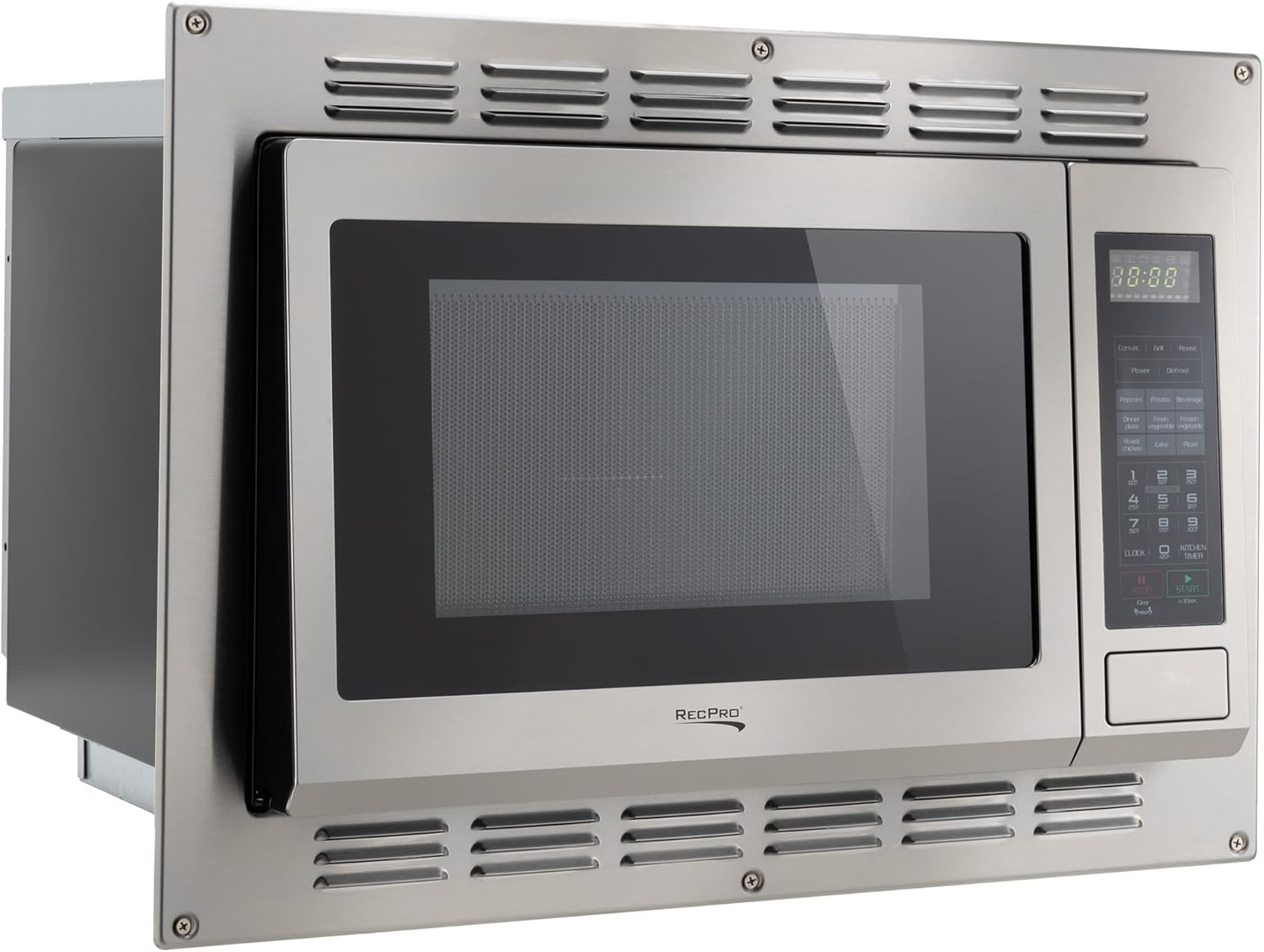 RecPro 1.1 cu. ft. Convection Microwave - Stainless Steel