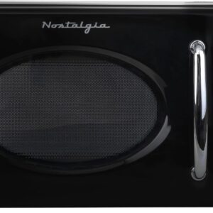Nostalgia Retro 1000W Microwave – 1.1 Cu Ft, Child Lock