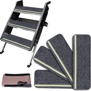 RV Step Covers 4 Pack – Non-Slip, Glow-in-Dark, Waterproof