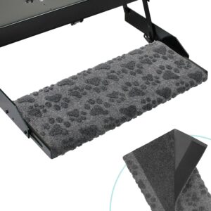 No-Spring RV Step Cover, Embossed Paws, Fits 7-9" Deep