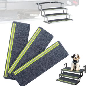 HOMEE RV Step Covers 3-Pack, Non-Slip & Reflective