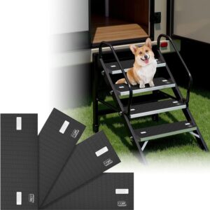 RV Step Covers 4-Pack – Non-Slip EVA Foam Treads, 24x7.5"
