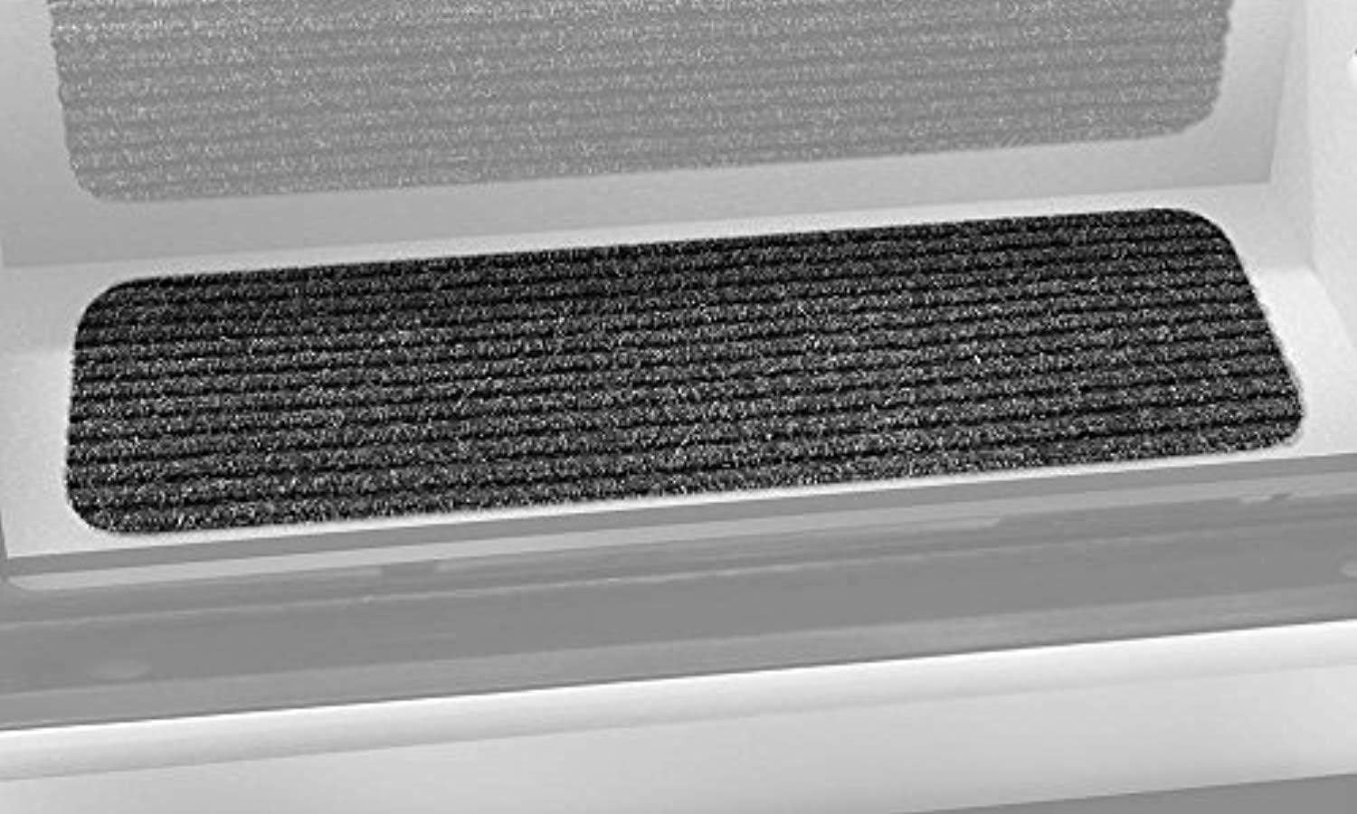 Prest-O-Fit Decorian RV Step Huggers 10"x23.5" Black Granite