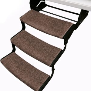 Prest-O-Fit RV Step Rugs, 3-Pack, 22" Espresso