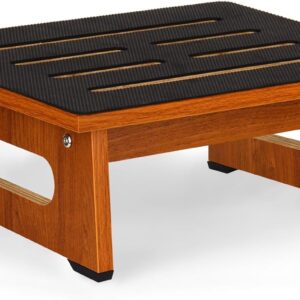 Heavy-Duty Wooden Step Stool - 450 lbs Capacity