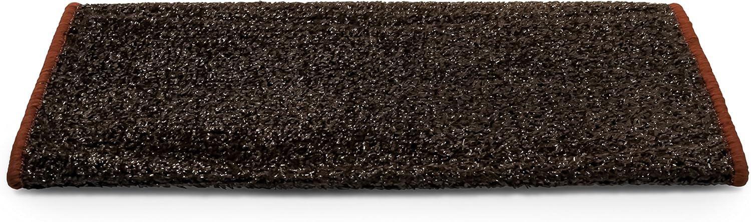 Camco Wrap Around Turf Rug - 22" W Brown RV Step Rug