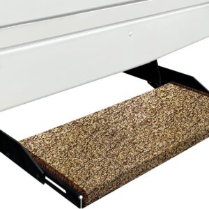 Prest-O-Fit RV Step Rug - Brown, 23" Wide