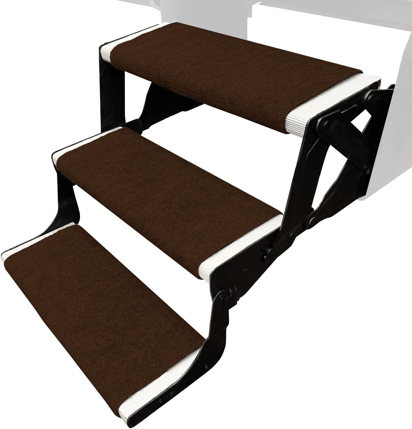 Prest-O-Fit RV Step Rug 3-Pack (18" W, Brown)