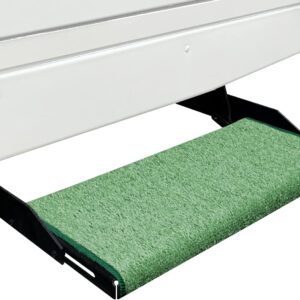 Prest-O-Fit RV Step Rug Wraparound Plus Green 20"