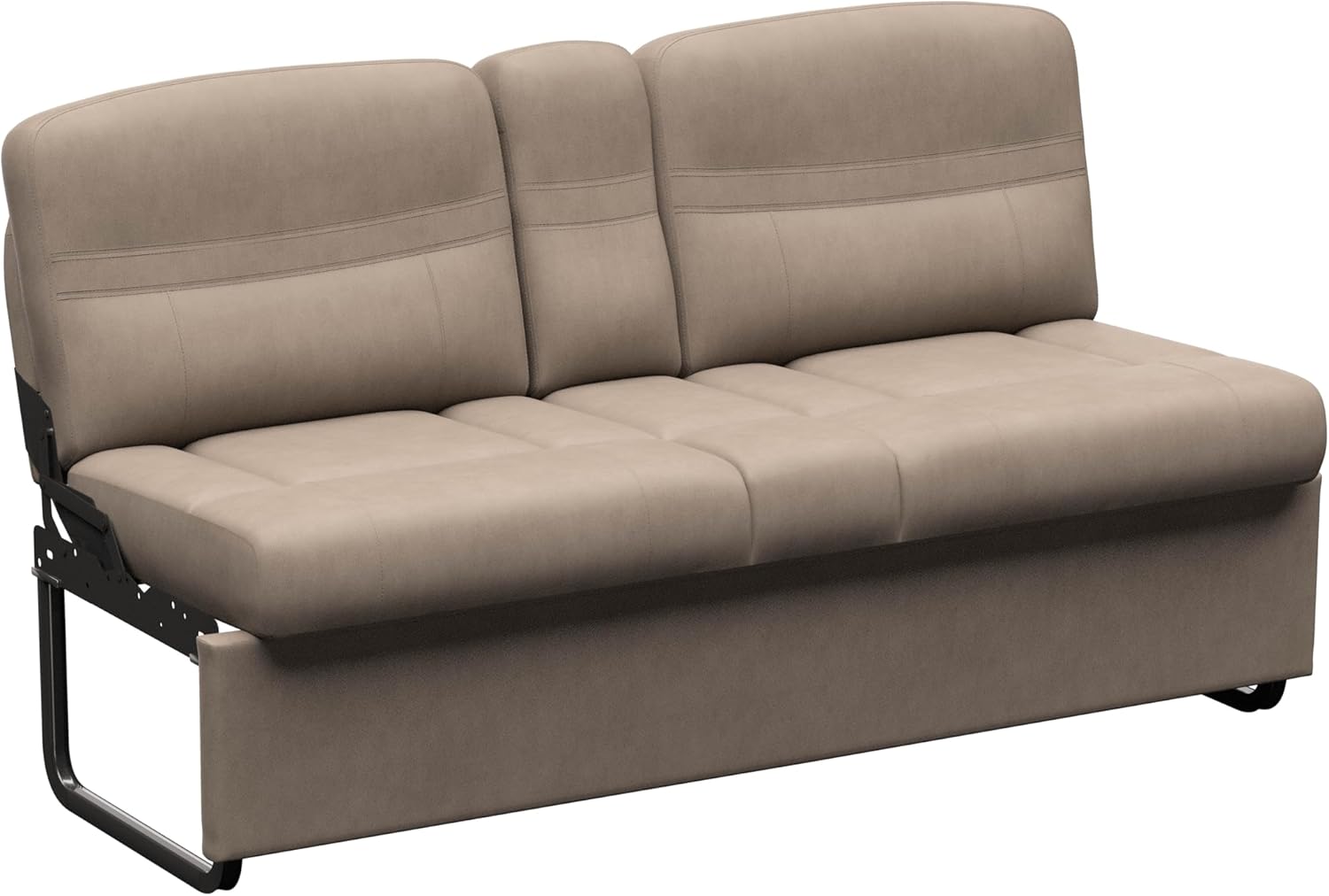 Thomas Payne 62" RV Sleeper Sofa - Driftwood, Folds Flat