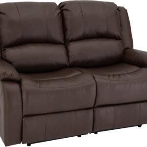 RecPro Charles RV Recliner Sofa 58" Mahogany