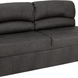 RecPro Charles RV Jackknife Sleeper Sofa 72" Gunmetal