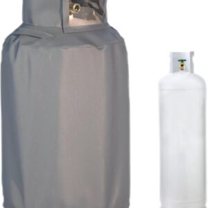 60 lb Propane Tank Cover - Waterproof & Weatherproof Gray