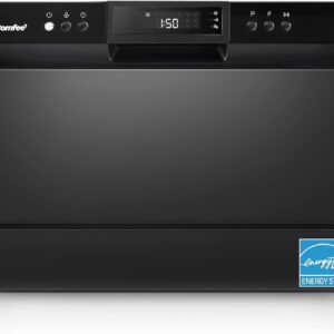 COMFEE’ Countertop Dishwasher, 6 Place Settings, 8 Programs