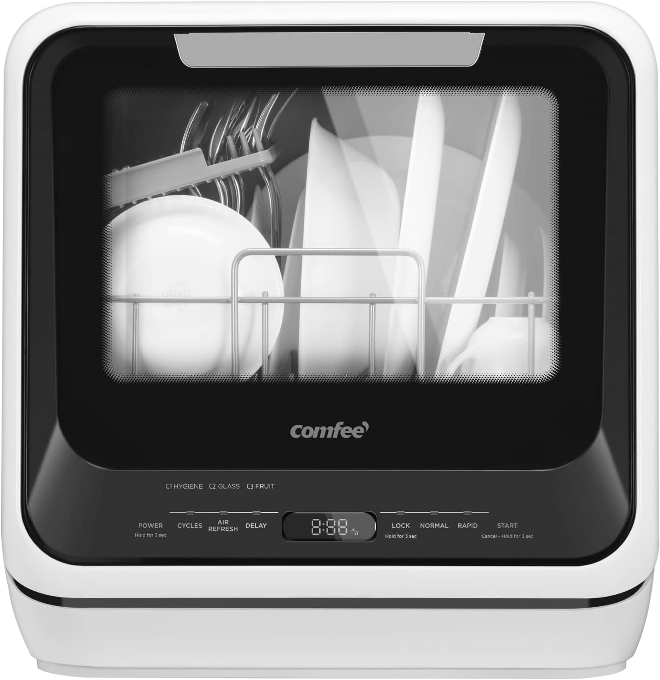 COMFEE' Portable Mini Dishwasher, No Hookup Needed