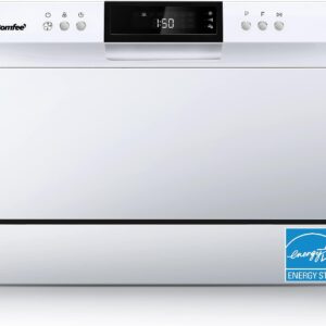 COMFEE’ 6-Place Countertop Dishwasher, White
