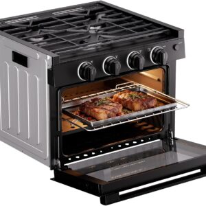 FOGATTI 17in RV Gas Stove w/ Oven & 3 Burners