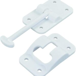 JR Products T-Style Door Holder, Polar White, 3.5"