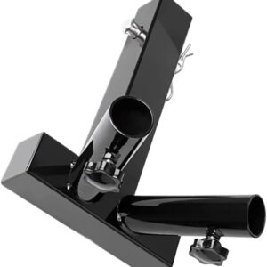 Dual Hitch Flagpole Mount Kit - Fits Cars, Trucks & Trailers