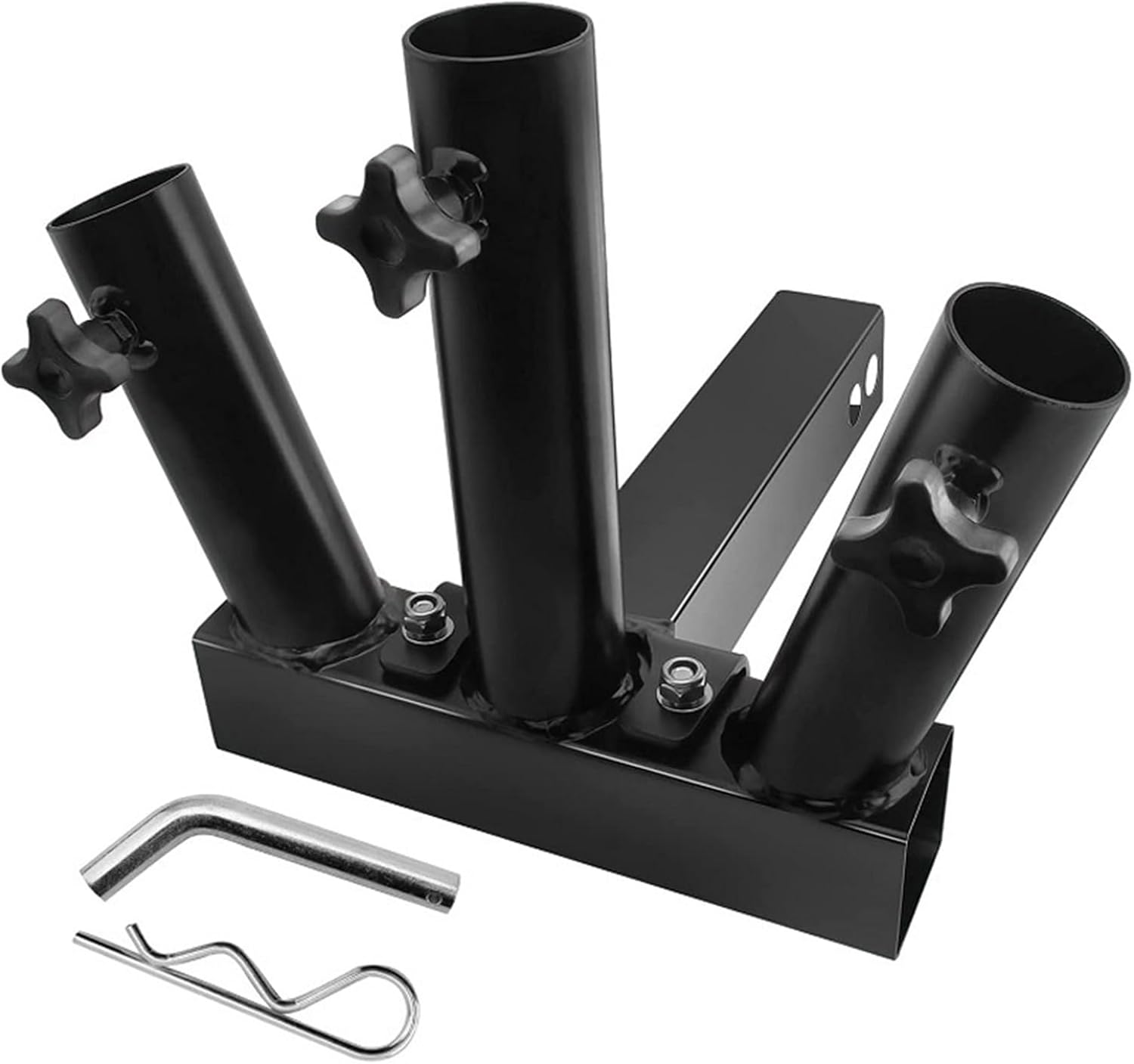 Heavy-Duty Hitch Mount Flag Pole Holder - Universal Fit