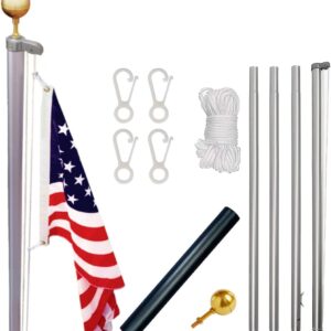 21ft Ezpole Classic Flag Pole Kit – Heavy Duty USA Made