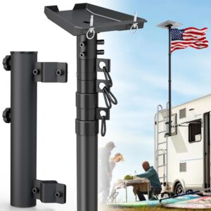 RV Flag Pole & Starlink Mount Kit - 10FT Adjustable