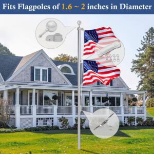 NQ Flagpole Repair Kit – Halyard, Cleat & Hardware Set