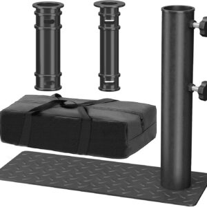 Heavy-Duty Tire Mount Flag Pole Holder - Up to 1.9" Poles