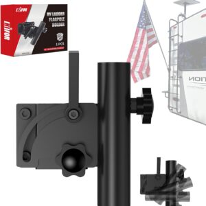 RV Flagpole Holder – Adjustable Mount for 1.27" Poles