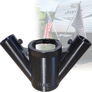 Freedom Jack Flag Pole Mount for RV Tongue Jacks