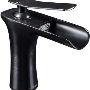Aquaterior Bathroom Faucet Single Handle Bronze