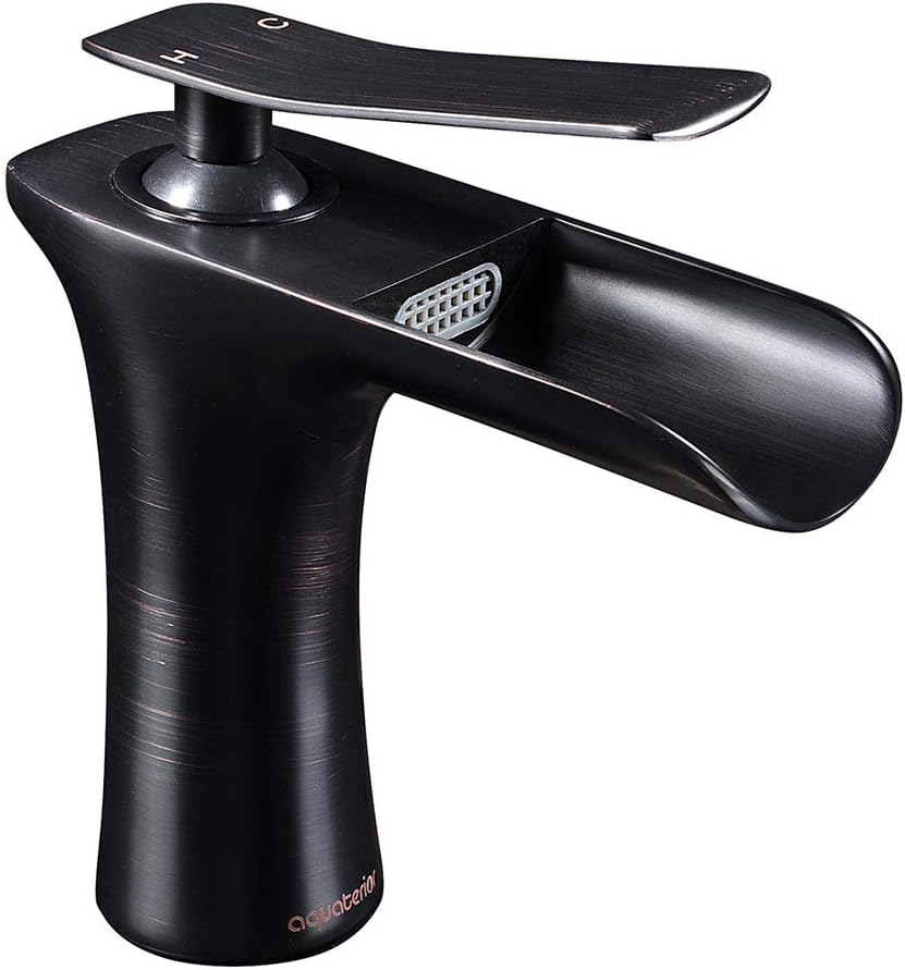 Aquaterior Bathroom Faucet Single Handle Bronze