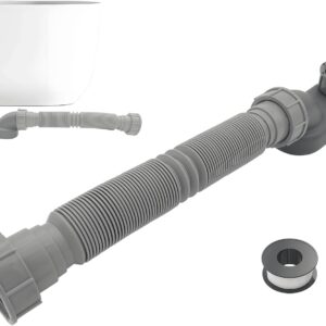 1.5" Low Profile Tub Drain Kit w/ P-Trap